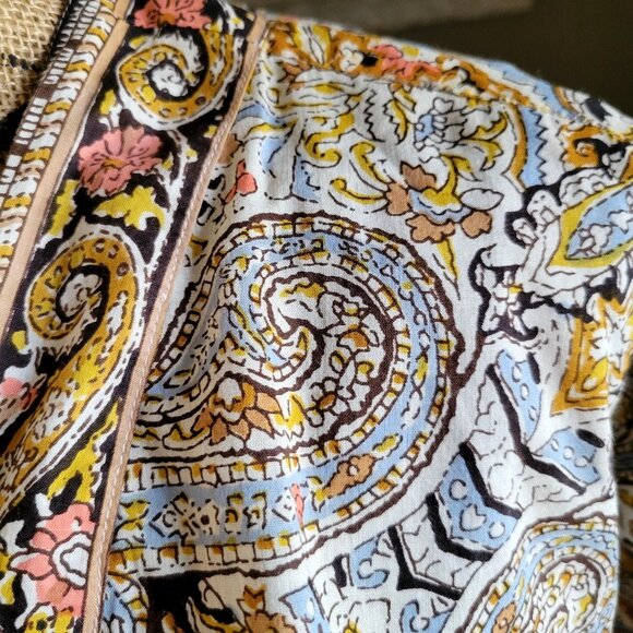Evereve Cleobella Kalidescope Paisley Print Kimono Jacket- XS /S - Picture 9 of 9